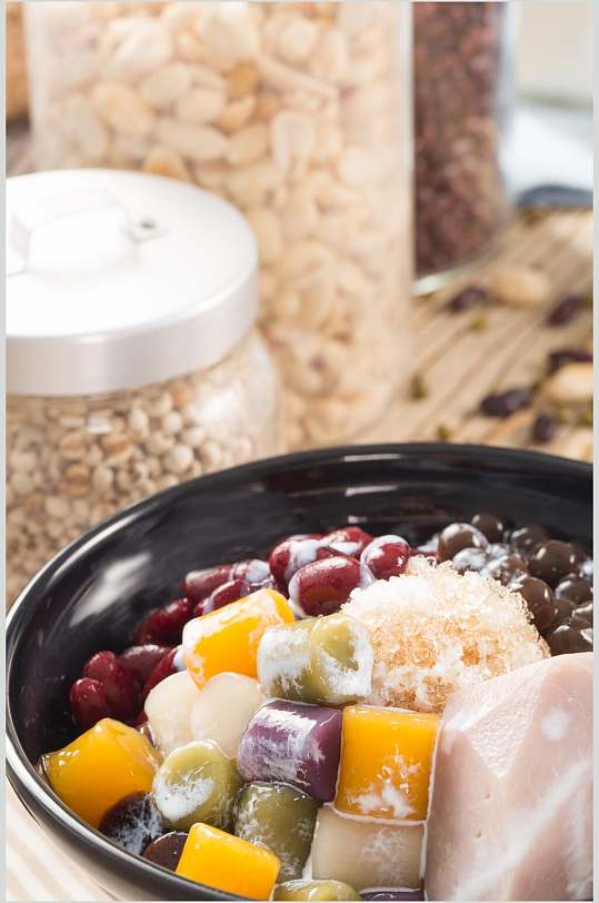 芋圆系列甜品美食图片