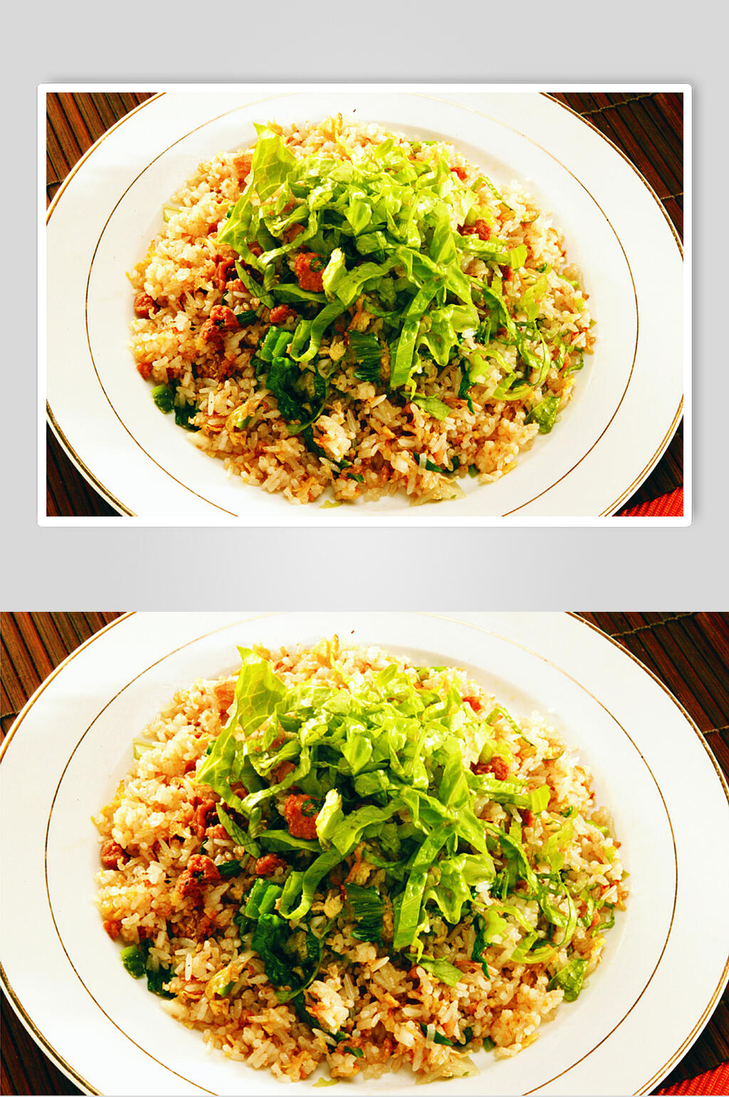 梅香咸鱼炒饭素材