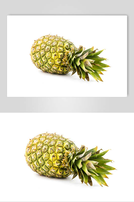 白底凤梨水果