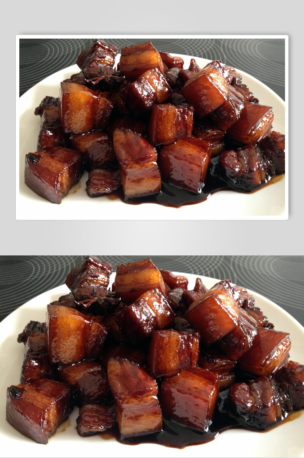 高清餐厅特色菜红烧肉素材