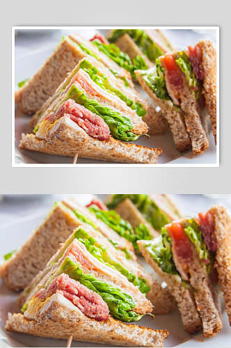 三明治美食图片