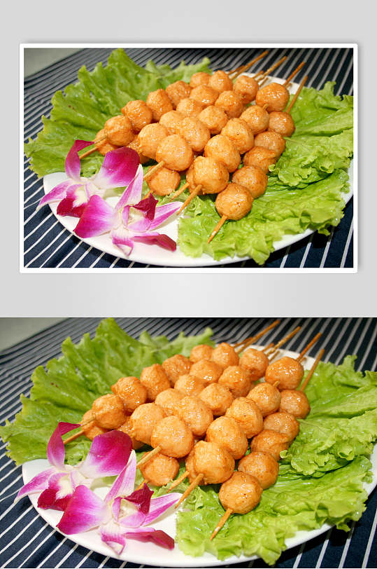 炸小肉丸串图片-炸小肉丸串素材下载-众图网