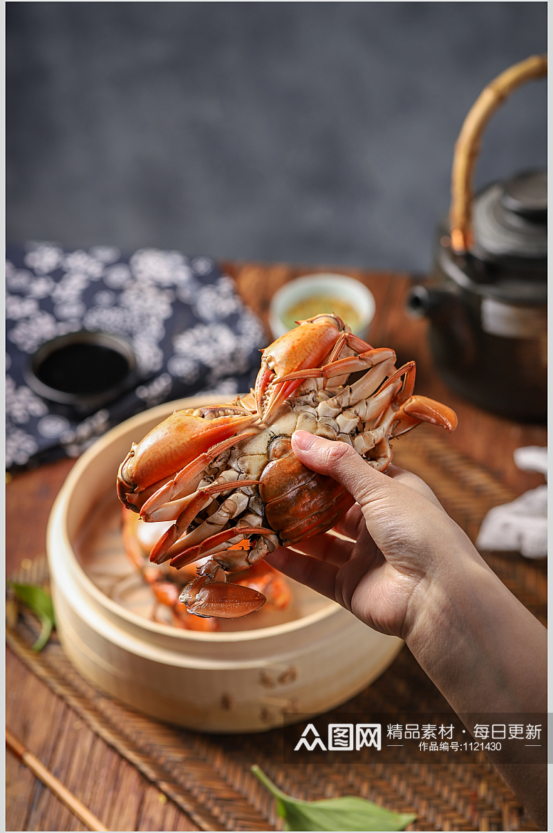 大闸蟹螃蟹高清美食图片素材