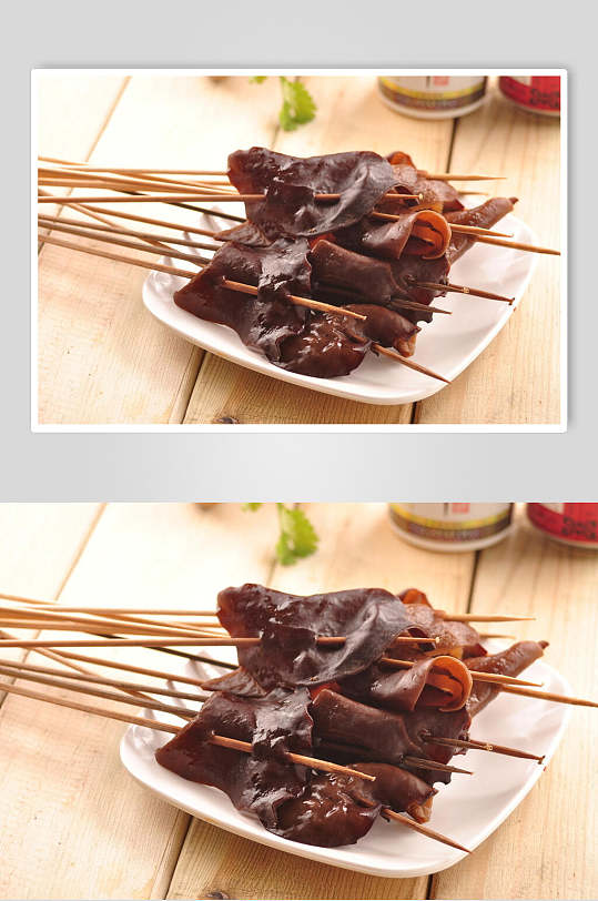 烤木耳高清美食图片