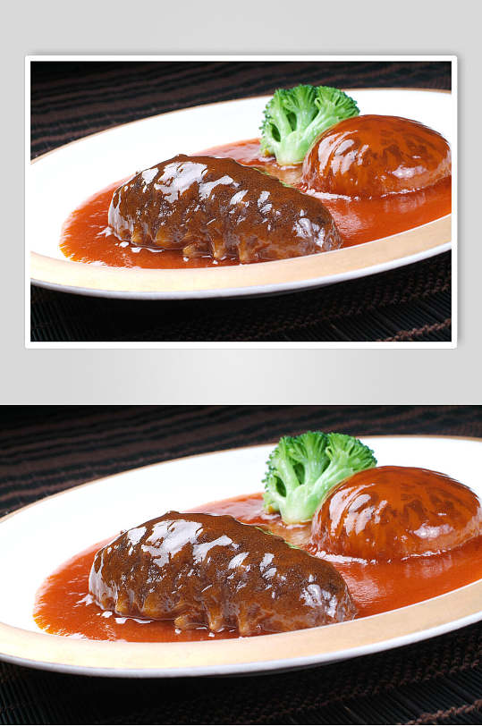 粤-鲍汁花菇扣辽参