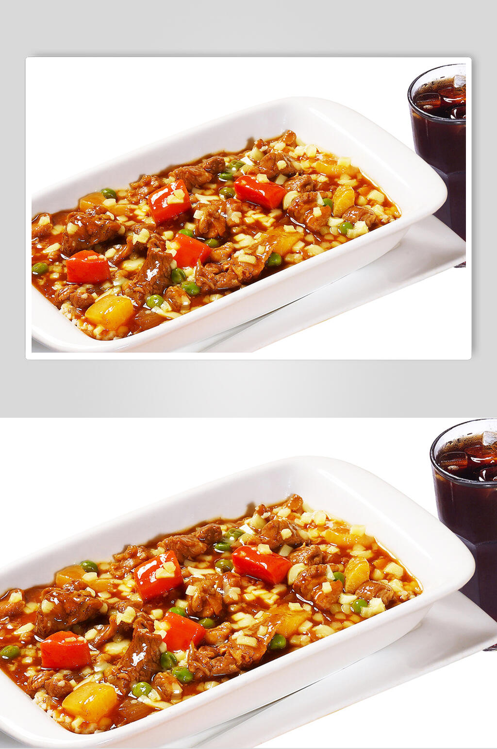 红烧牛肉饭素材