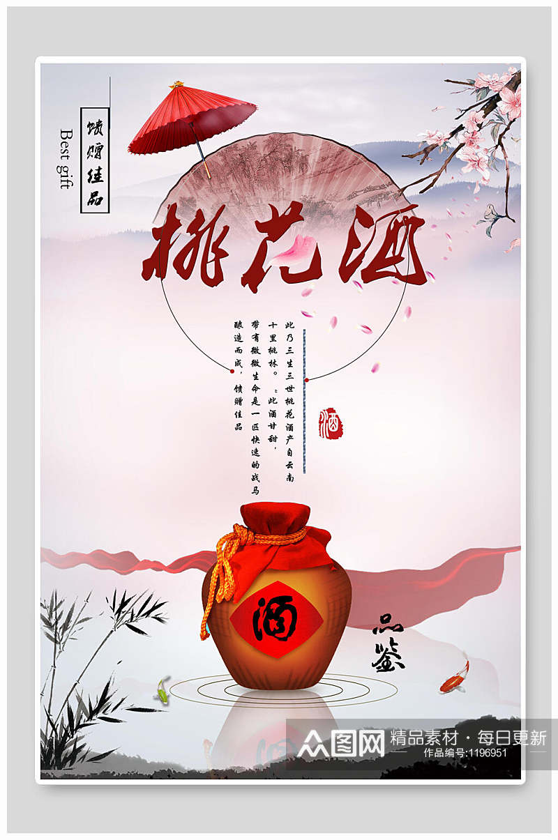 中国文化传统酒文化宣传展板素材