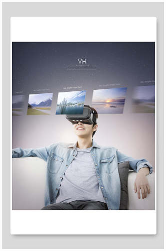 VR眼镜海报设计
