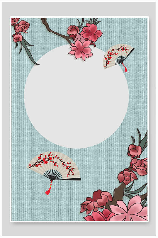 国画桃花图片-国画桃花素材下载-众图网