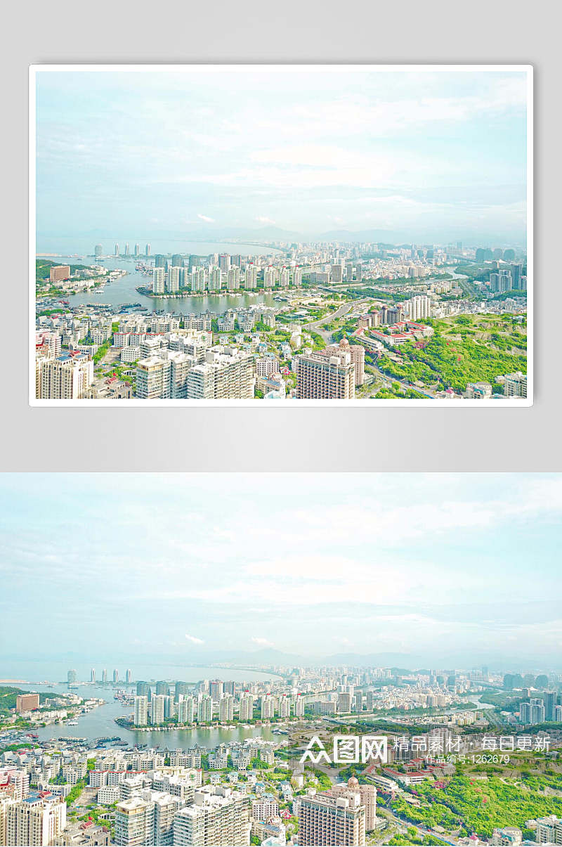 海南三亚航拍风景高清壁纸图片素材
