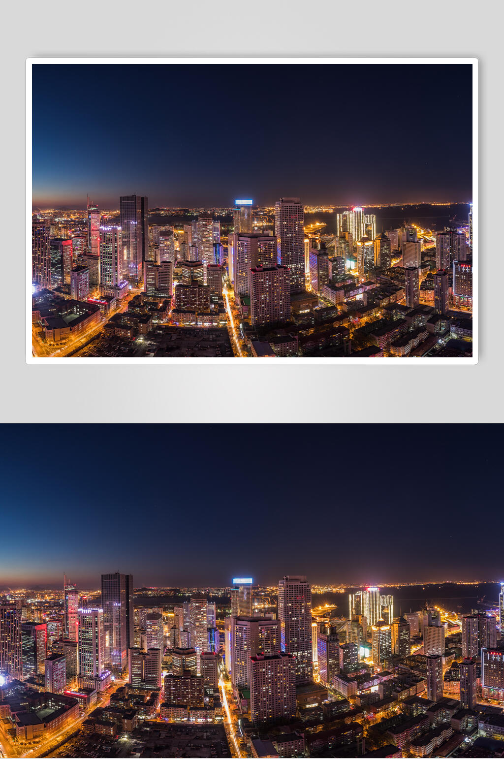 大连东港夜景摄影图片素材素材