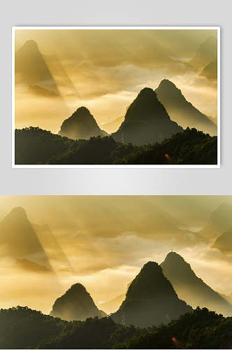 桂林山水群山