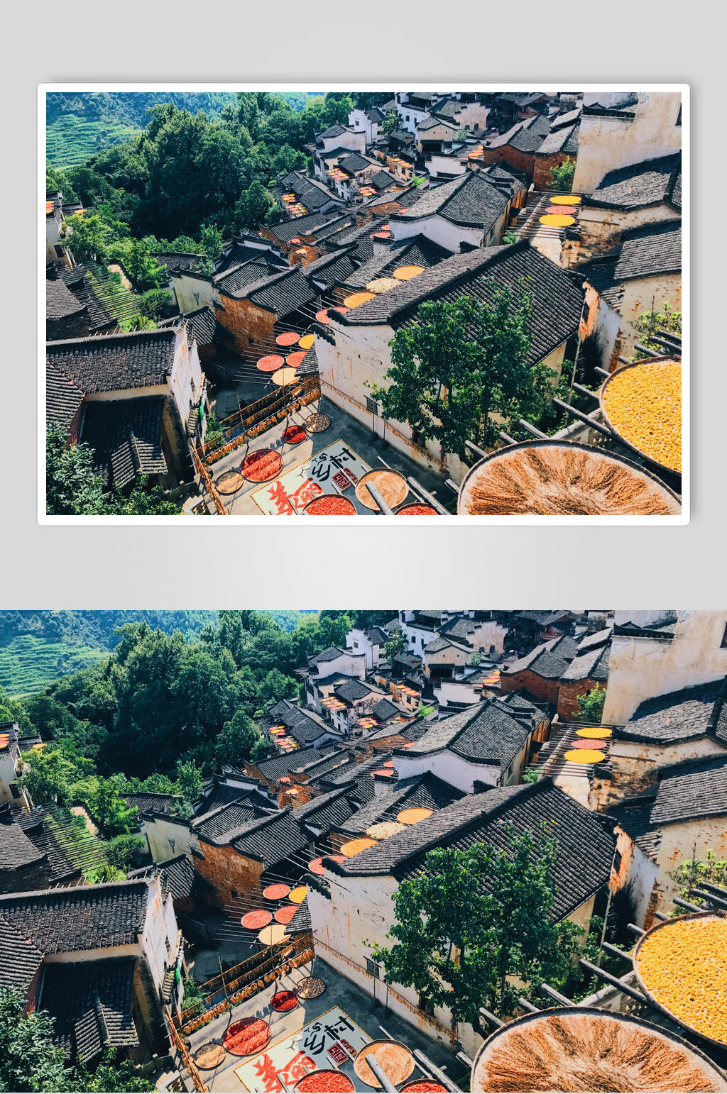 古镇婺源建筑高清摄影图片素材素材