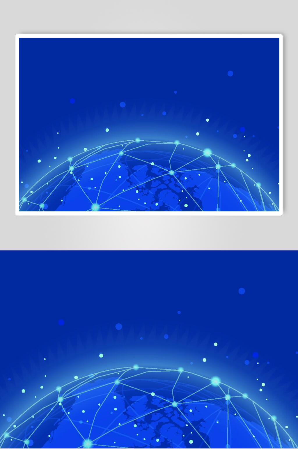 设计元素蓝色星球底图素材