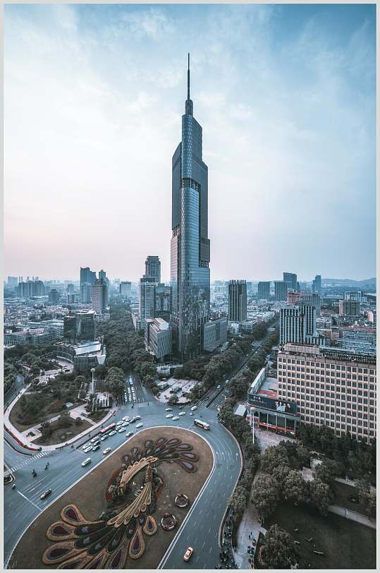 南京地标建筑高清摄影图片素材