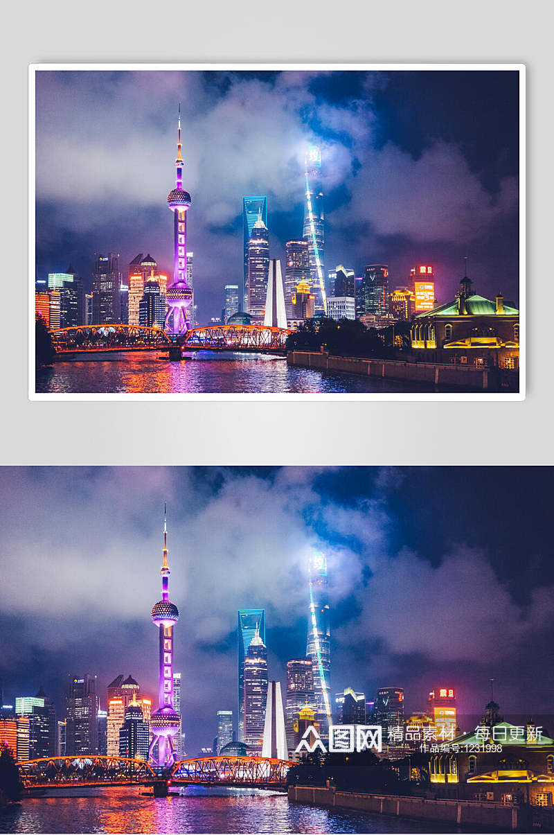 上海东方明珠图片素材