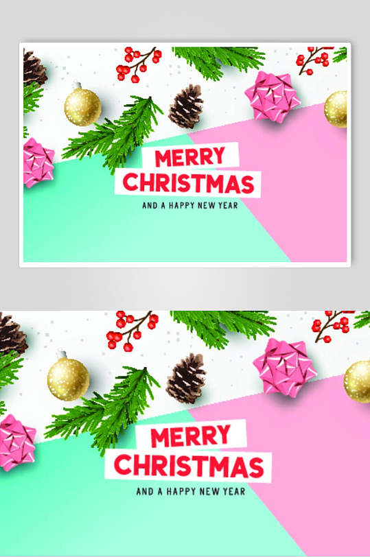 圣诞元素海报图片-圣诞元素海报设计素材-圣诞元素海报模板下载