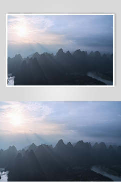 桂林山水照片图片素材
