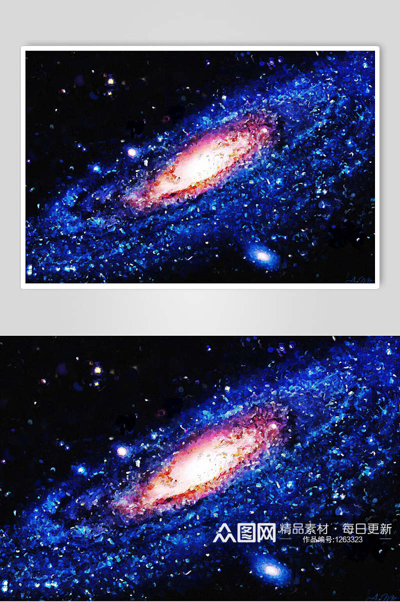 星空宇宙星系星云图片素材素材