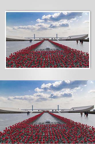 大连星海广场百年纪念雕塑摄影图片素材
