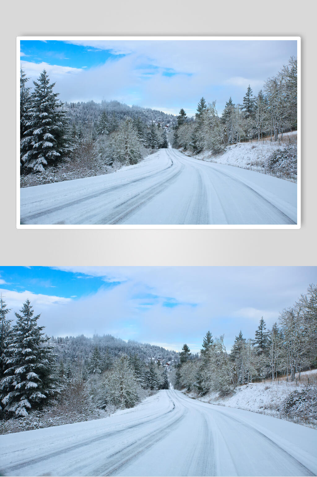 雪山公路马路高清摄影图片素材素材