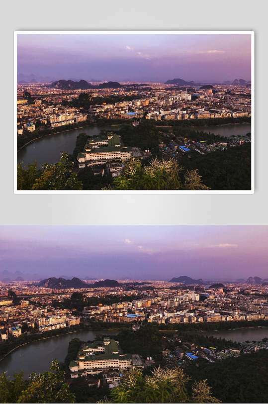 桂林山水城景