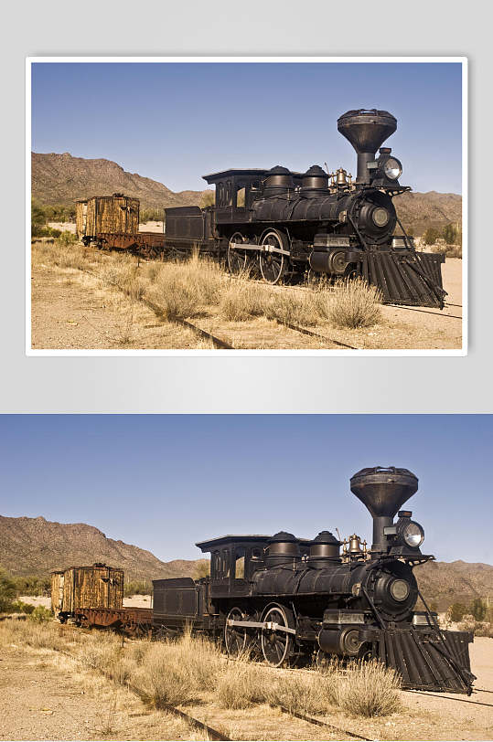 蒸汽火车照片图片素材