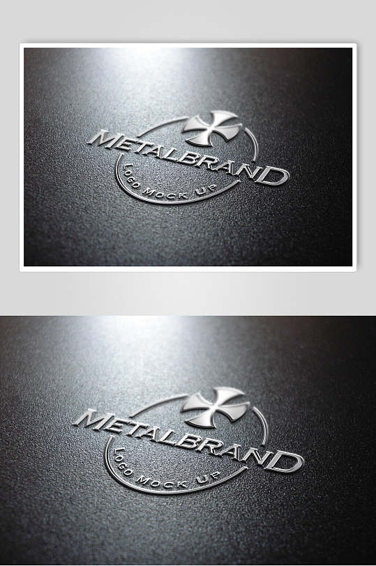 uv烫银工艺logo展示样机