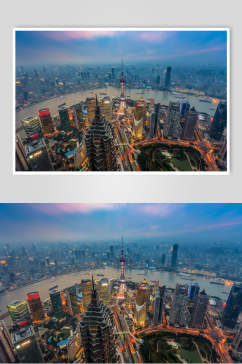 上海城市夜景高清图片