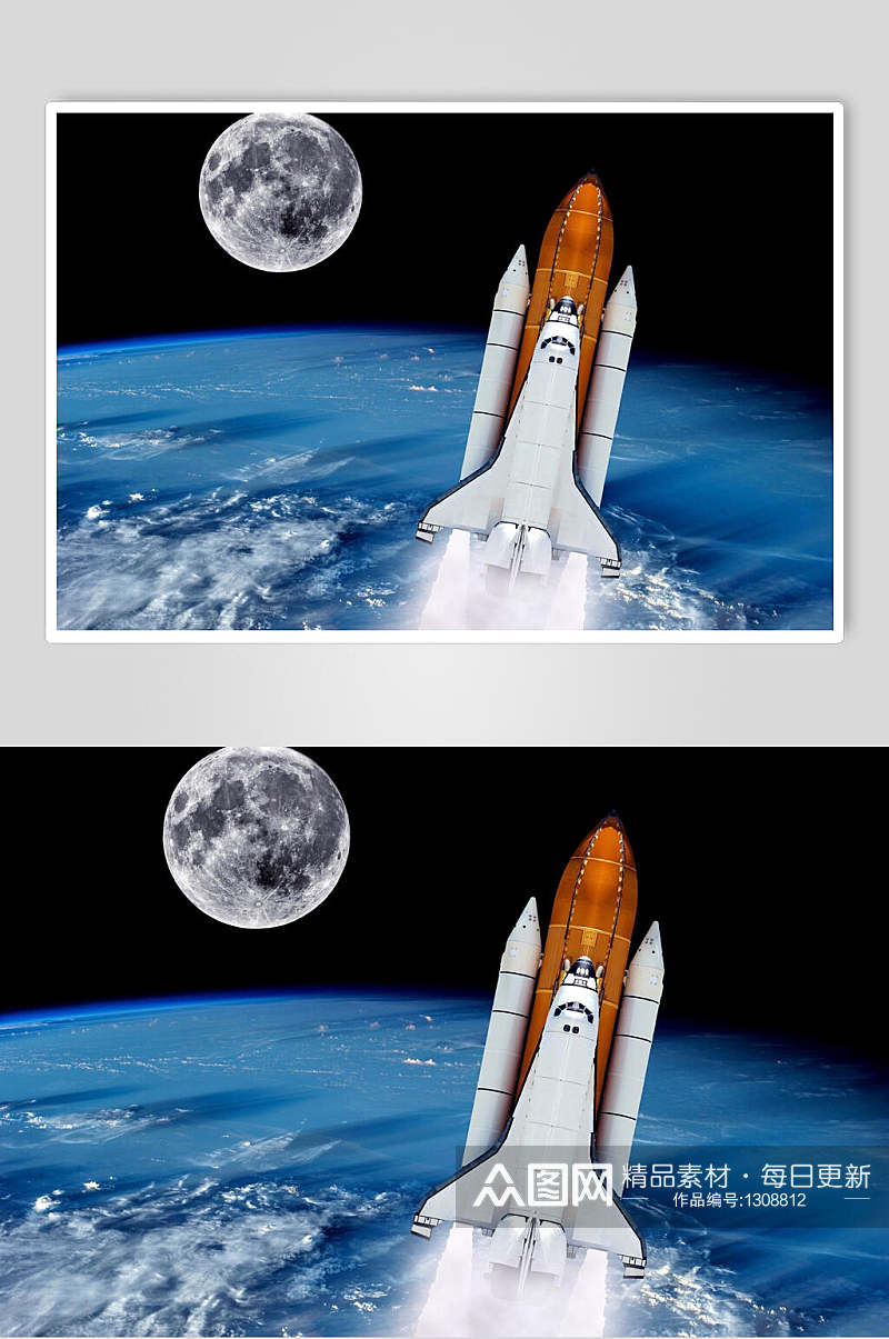 宇宙飞船太空之旅航空宇航员图片 航天日太空素材素材