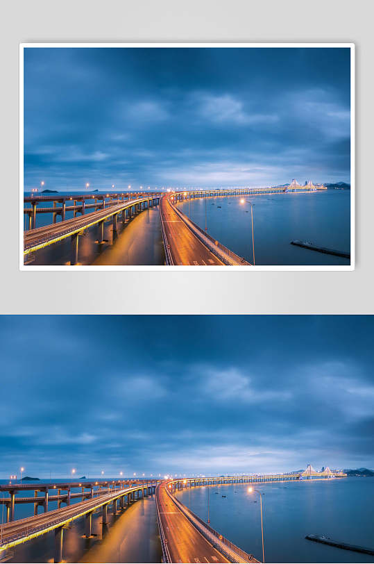 跨海大桥照片图片