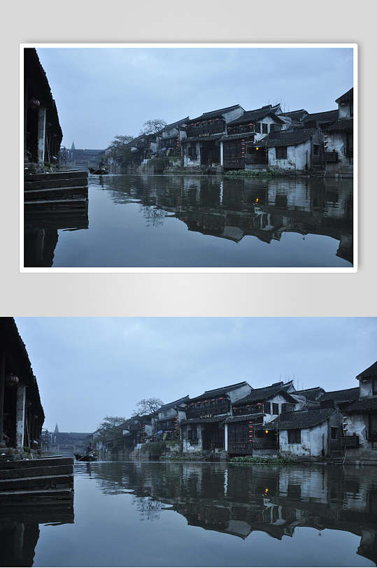 江南小桥流水人家图片素材西塘古镇