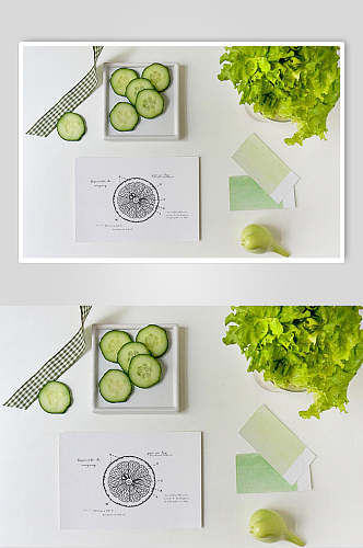 黄瓜设计产品LOGO展示餐饮样机