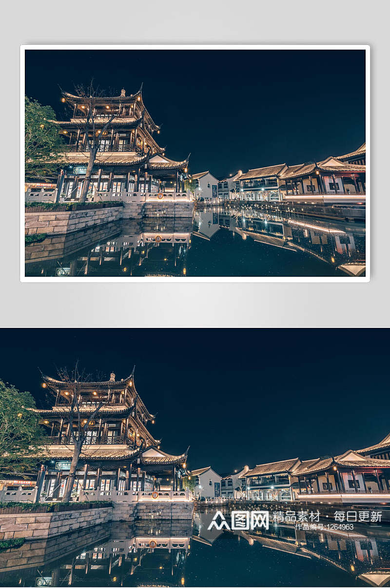 西塘古镇风景高清壁纸图片素材