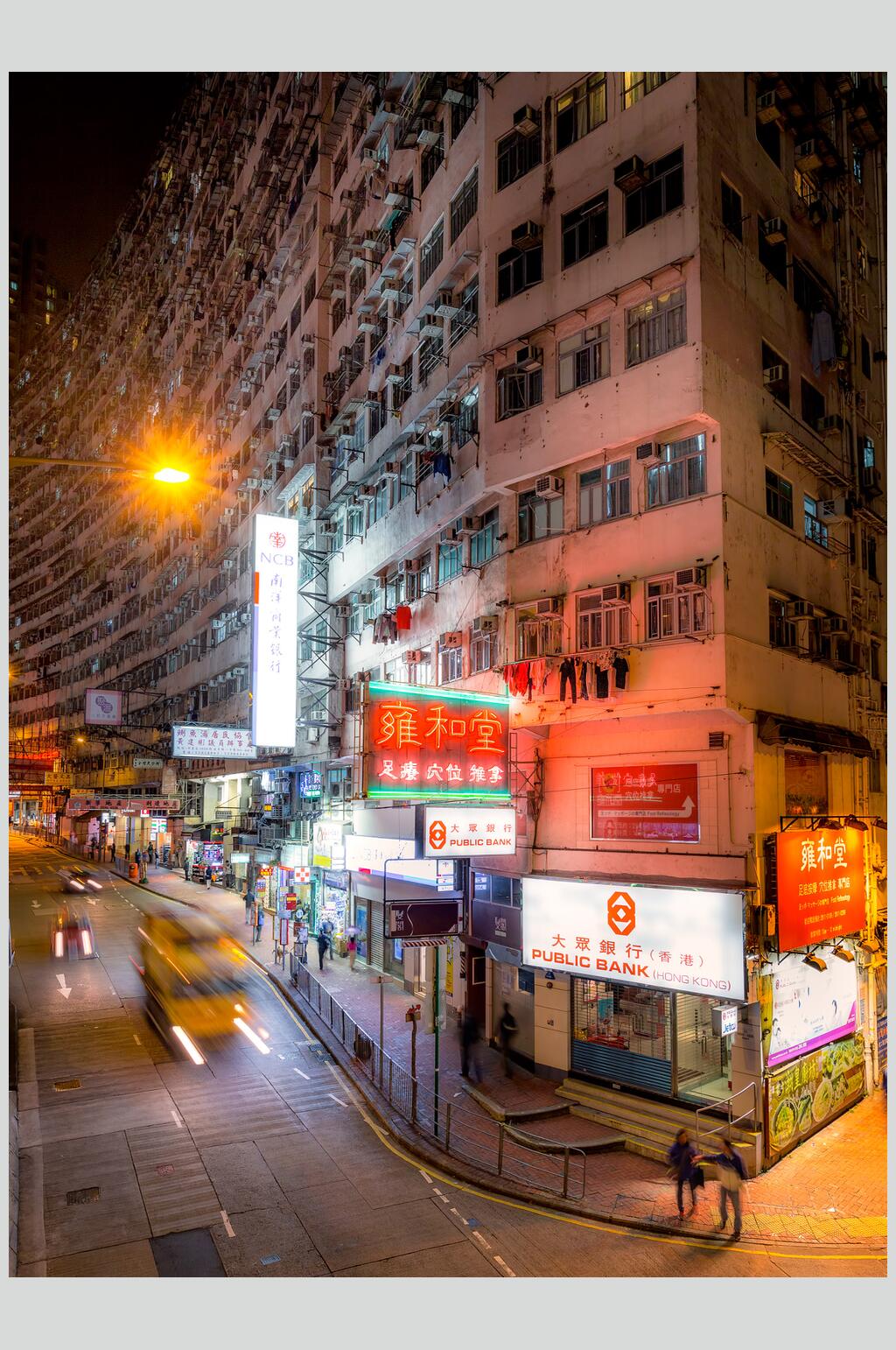 城市商业化街道高清图片素材