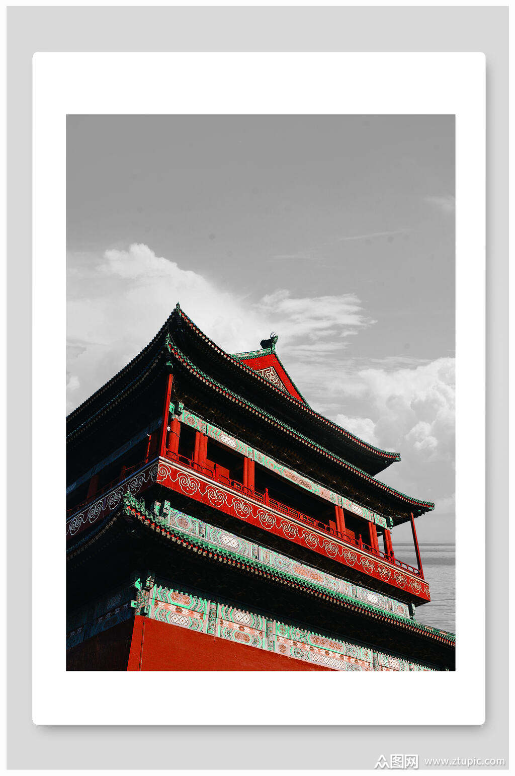 中国风故宫背景素材