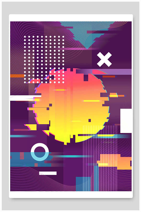 故障海报背景图片-故障海报背景设计素材-故障海报背景模板下载