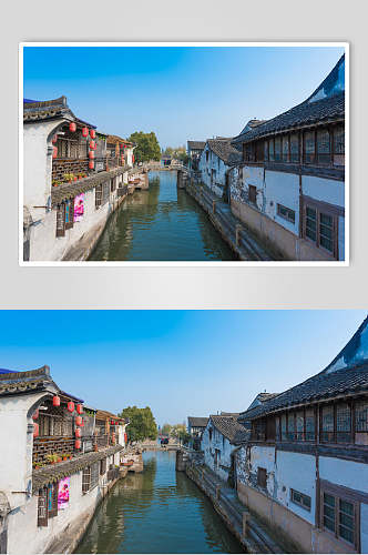 小镇小桥流水人家摄影图片素材西塘古镇
