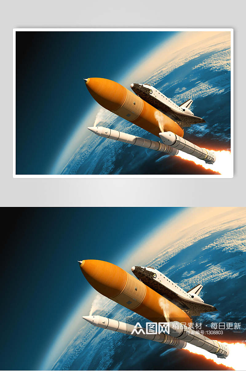 航空宇航员图片火箭发射 航天日太空素材素材