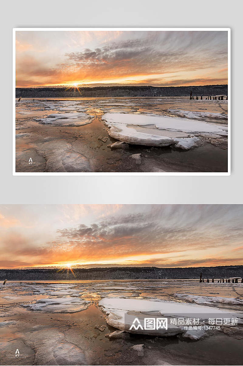 自然风景拍摄天空白云夕阳高清图片素材
