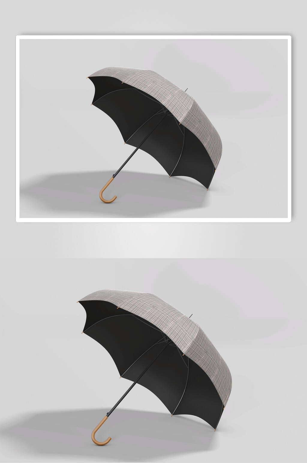 个性时尚雨伞样机素材