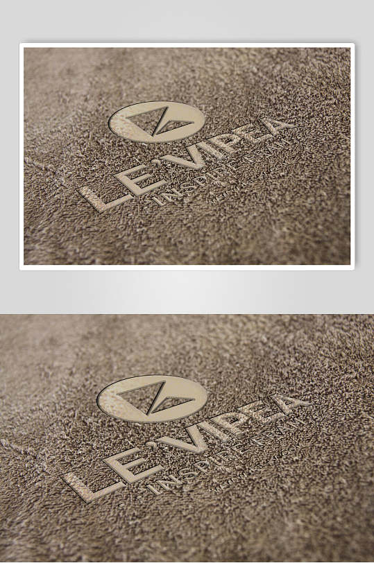 碎点背景logo展示样机