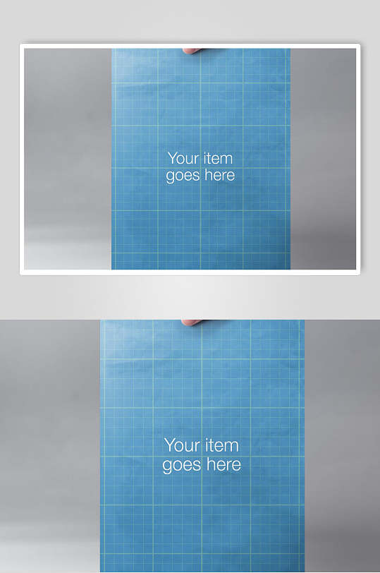 宣传单页纸张样机