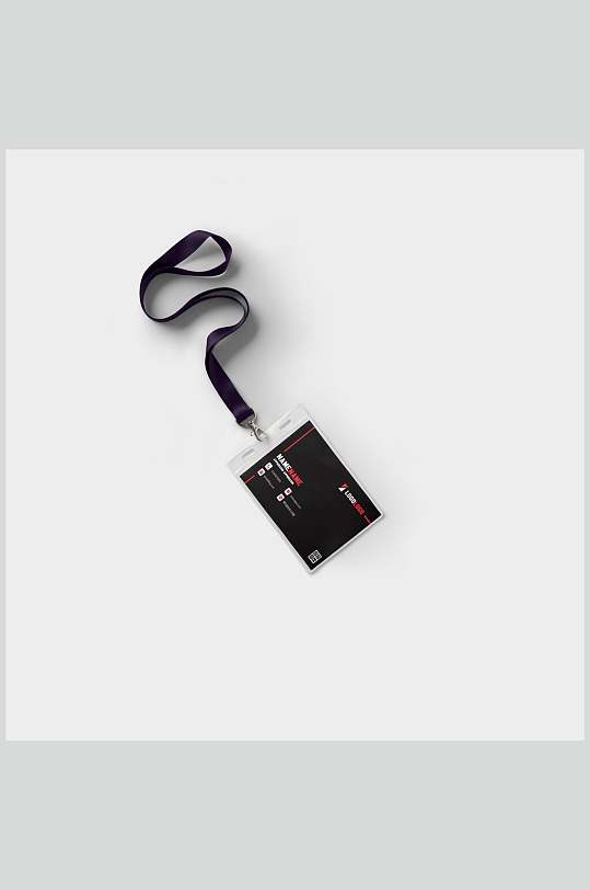 企业工牌工作证样机贴图-众图网