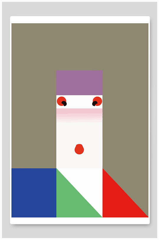 极简创意海报极简主义平面构成日本海报