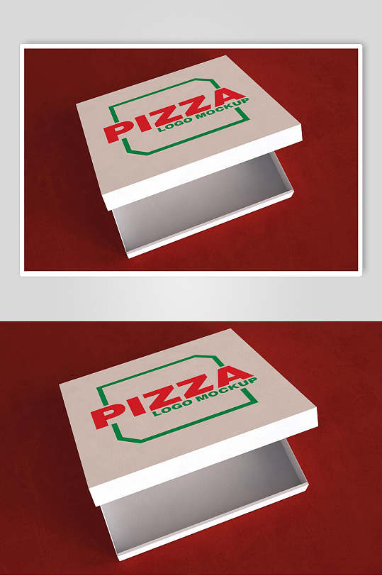 披萨包装LOGO展示样机