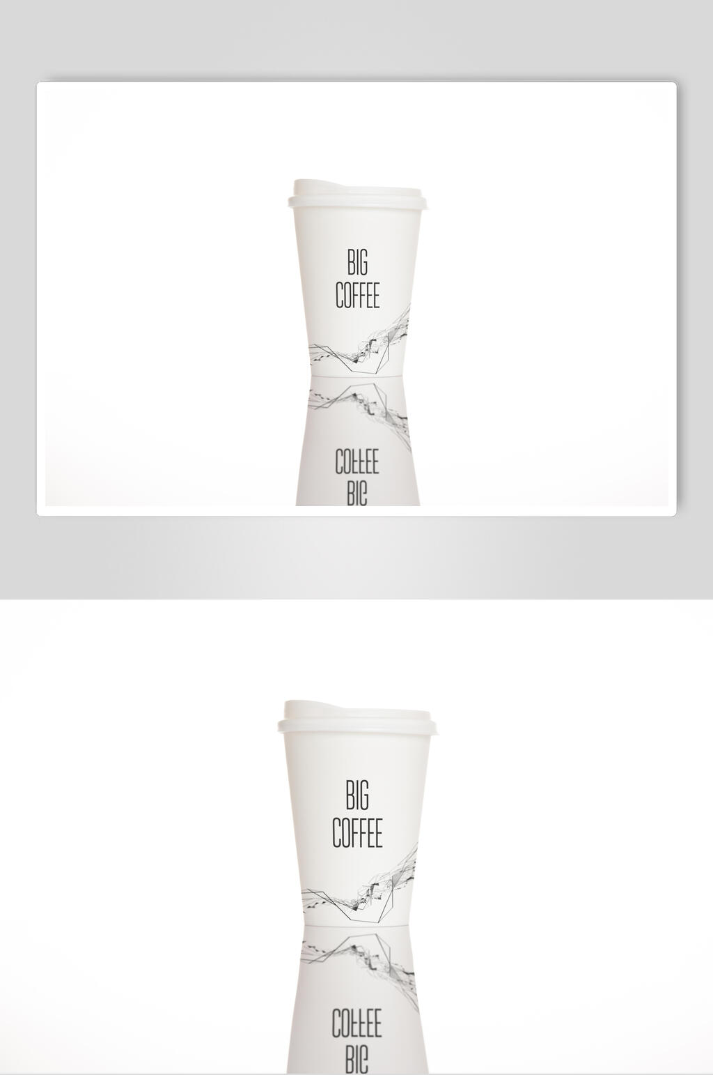 咖啡杯LOGO展示贴图样机素材