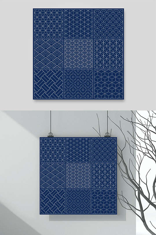 时尚简约个性商务通用中式元素