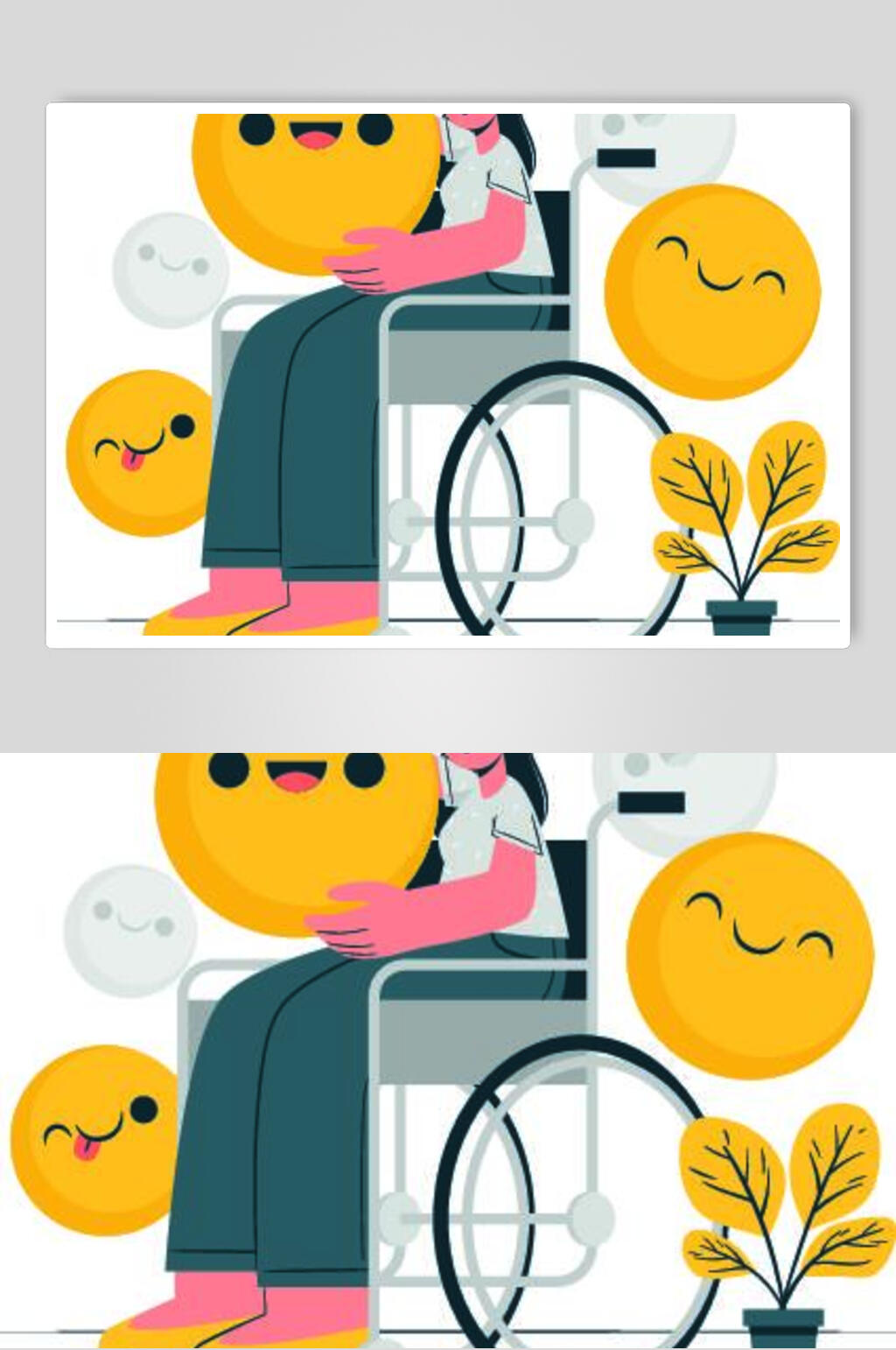 轮椅图片动漫女生图片