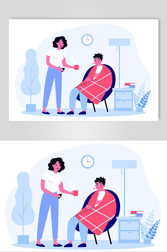 人物沟通创意简约通用设计元素